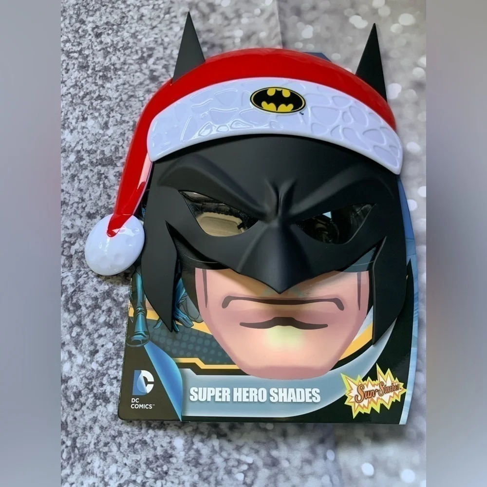 Sunstaches DC Comics Batman Santa Sunglasses UV400